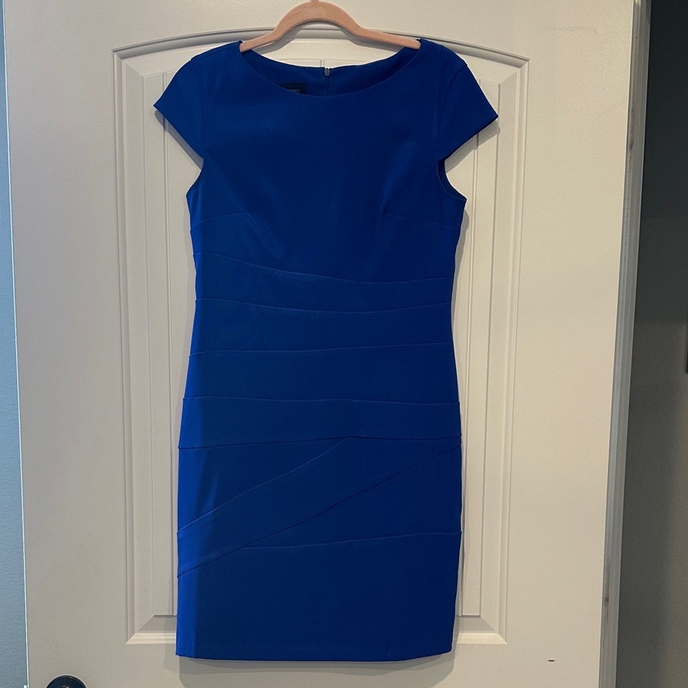 AB Studio Royal Blue Mini Dress